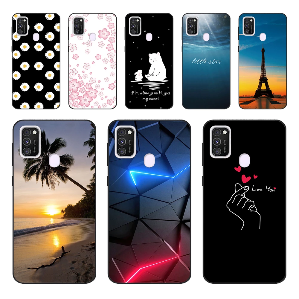 For Samsung M21 Case 6 4 Inch Silicone Soft Back Cover For Samsung Galaxy M21 Case Cartoon Tpu Coque For Samsung M 21 Bumper Bag Aliexpress