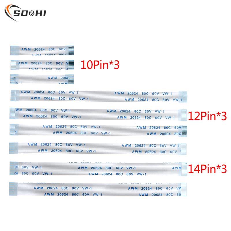 9PCS 10 12 14 Pin Charging Board Power Switch Cable for Sony Dualshock 4 PS4