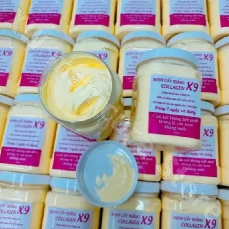 Collagen Body Care Cream Brightens Skin Color Reduces Darkness Deep Moisturizing Nourishing Improves Dry and Dull Skin body lotion