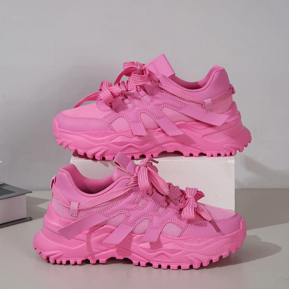 Woman Sneakers Platform Sports Shoes Comfortable Sports Casual Shoes Zapatillas Increase Height Walking