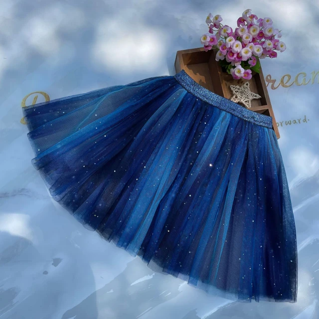 Jupe Tutu en Maille pour Fille, Courte, Assortie avec Tout, Princesse,  Bleu, Starlight, Nouvelle Collection Automne et Hiver 2022 - AliExpress