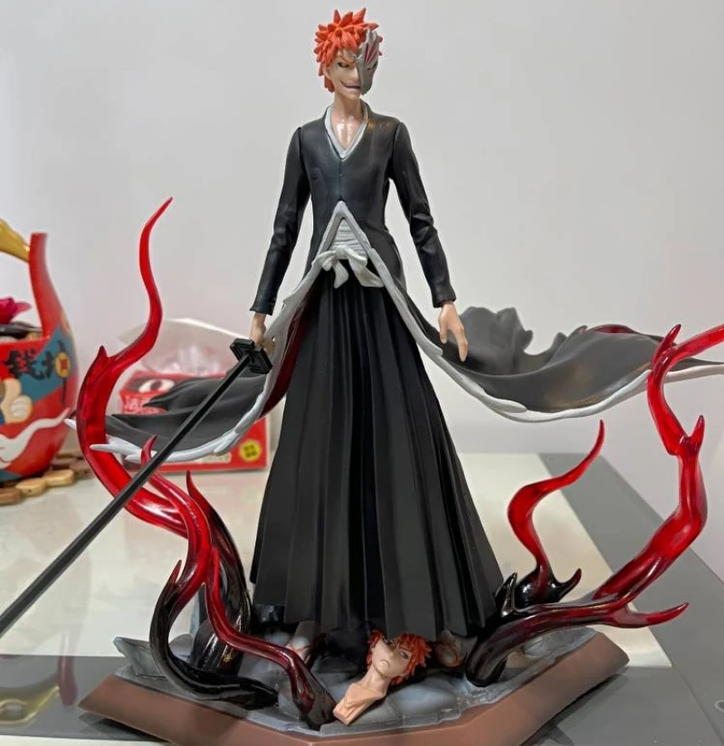 

30cm Kurosaki Ichigo Bleach Anime Figurine Pvc Action Figure Statue Room Decoration Collection Model Toy Christmas Gift For Kids