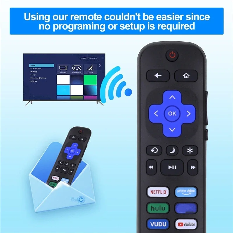 Roku TV Remote Control Replacement with Youtube Function