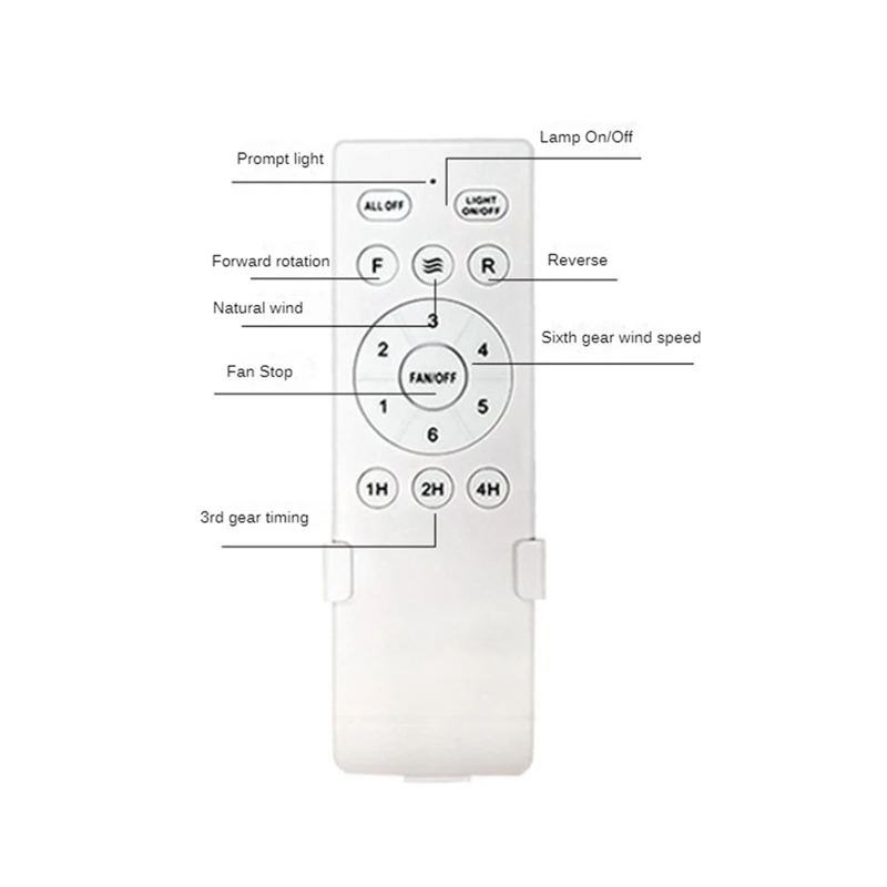 Universal Ceiling Fan Remote Control Kit 6-Speed & Timing Replacement For DC Ceiling Fan Light ceiling fan remote control kit
