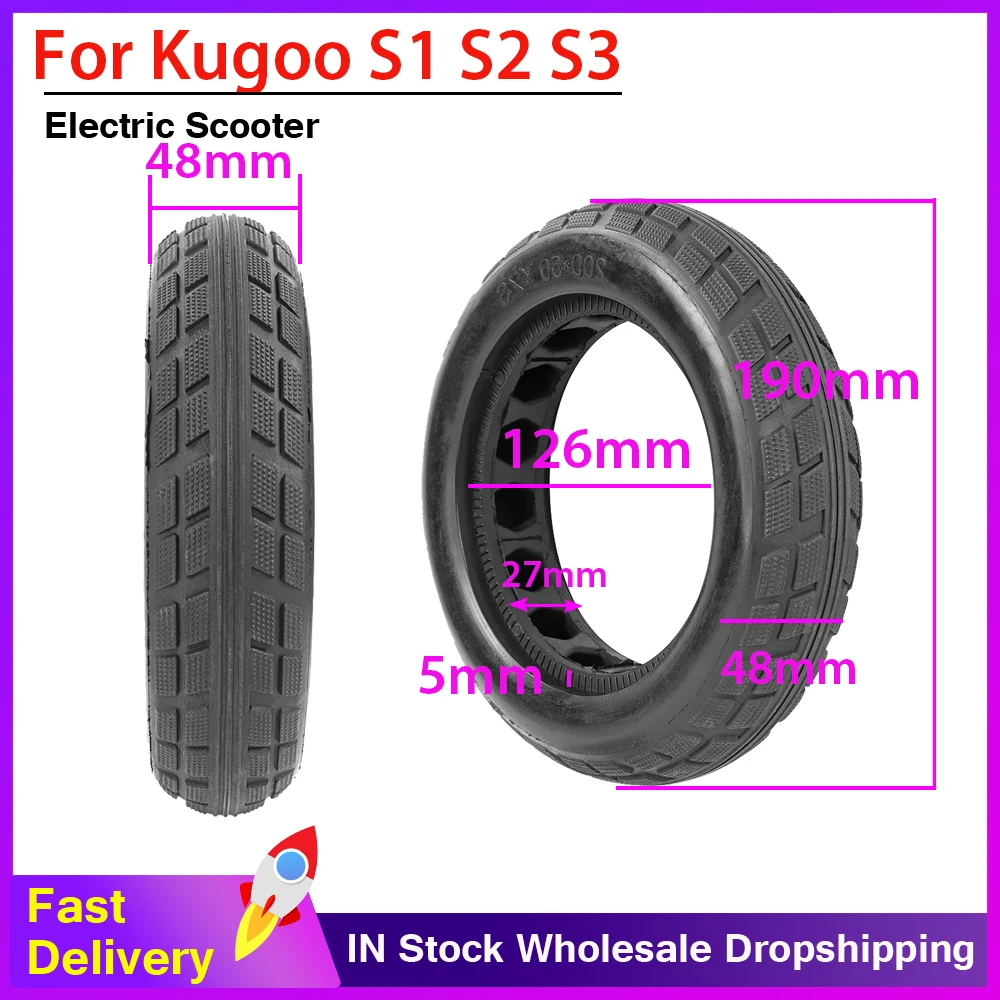 

Upgrade 200x50 Solid Tire Wheel 8 Inch Non-pneumatic inflatable Explosion-proof Tyre for Kugoo S1 S2 S3 Electric Scooter