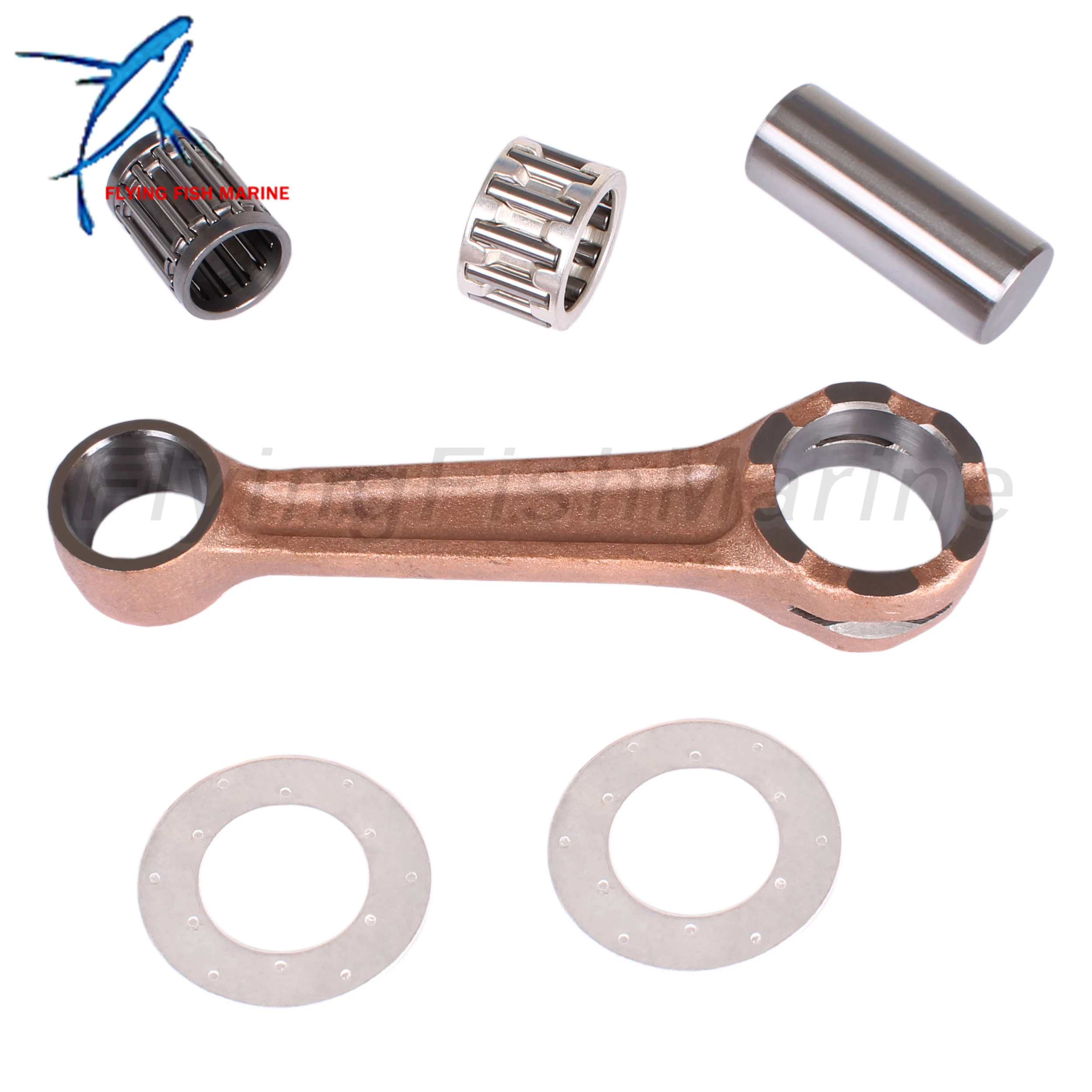 Outboard Motor 336-00040-1 336000401M Connecting Rod Kit for Tohatsu Nissan 25HP 30HP NS30A3 NS25C2 NS30A4 / 8130471 for Mercury