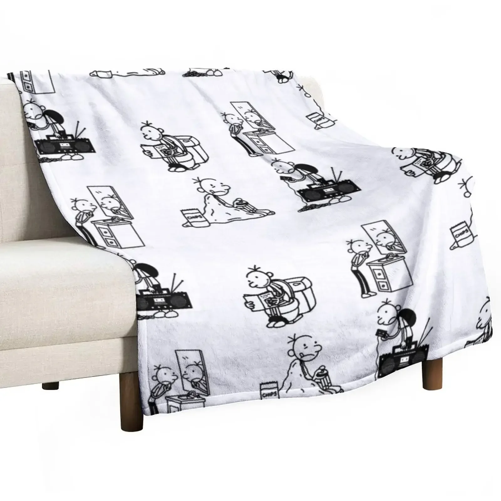 

Wimpy Kid 4 states of Greg Heffley Throw Blanket valentine gift ideas Luxury Throw Comforter Thin Blankets