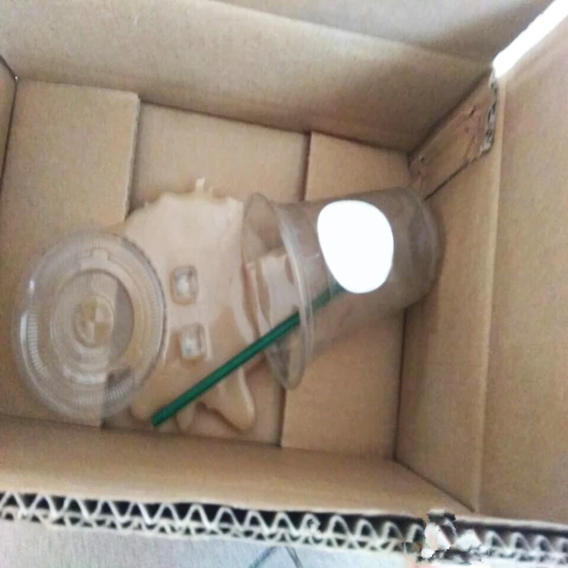 Prank Toy Spilled Drink Cup Party Trick Props Hilarious Phone Holder Spoof Table Decoration April Fools Halloween Gift