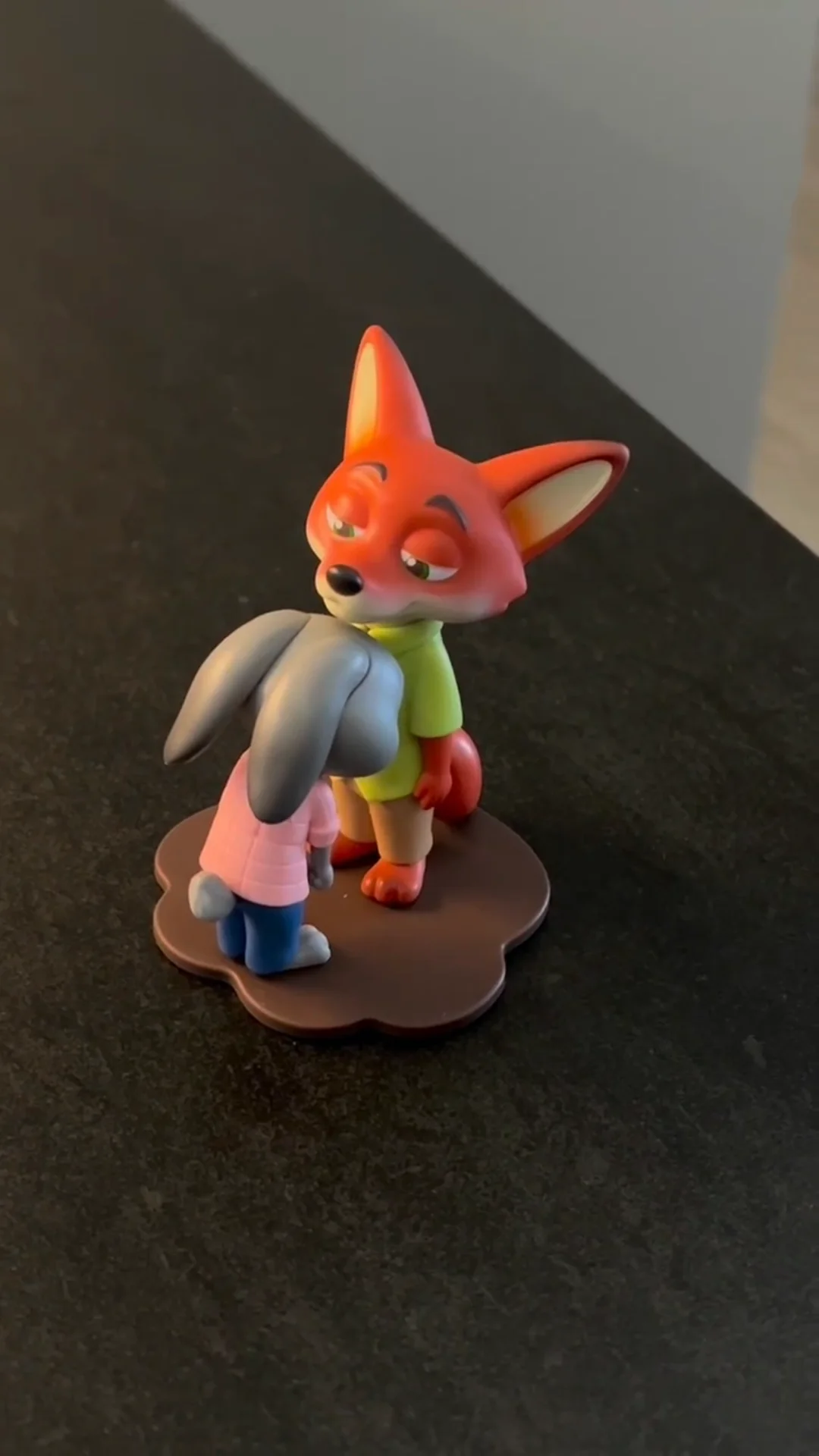 Close-up of Nick Wilde Figure