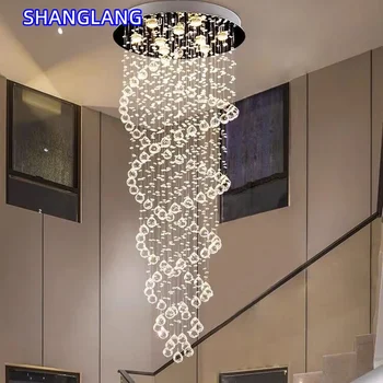 Luxury LED Staircase Chandelier 1