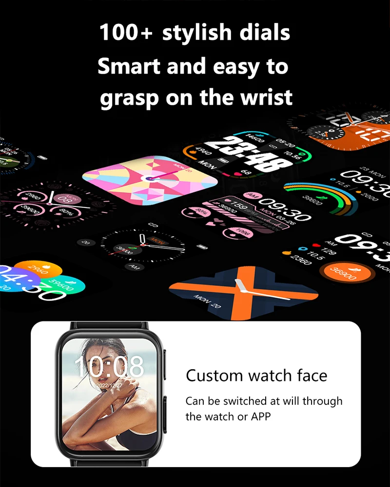 ������ ��ħ���� ���� ����Ʈ��ġ, 1.91 ��ġ 365x400 HD ȭ��, ECG �� PPG ����Ʈ ��ġ ����͸�, 2023 ����ǰ