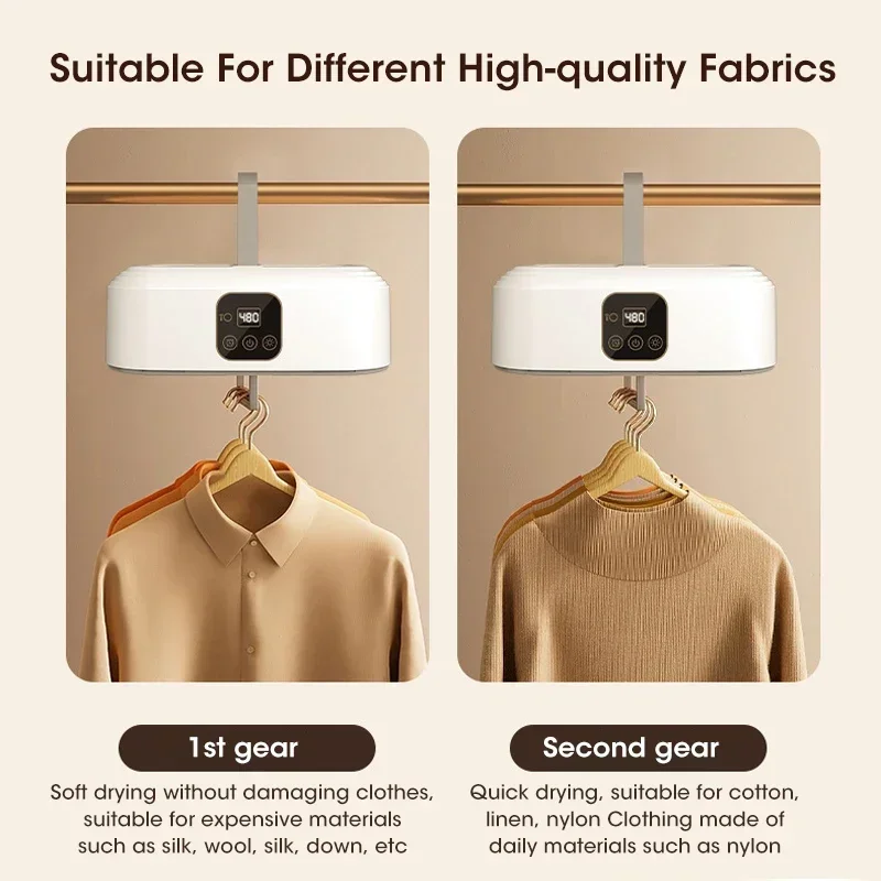 Electric Clothes Dryer Smart Electric Dryer Portable Foldable Dryer Home Multifunctional Timed Fast Heating Clothes Drying Silent and Low-energy