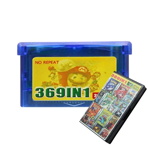 369 in 1 gba 32-Bit-Spielkassettenkarte für gba gba/sp nds pokemon  