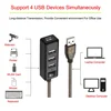 4Ports USB 2.0 HUB Extension Cable Male to Female Active Repeater Built-in IC Chipset Dual Shielded 3M 5M 10M 15m 2