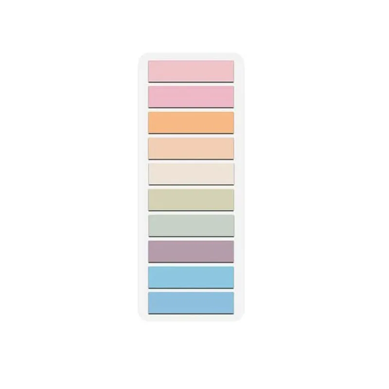 Transparent Sticky Notes - 200 Sheets, Self-Adhesive Book Markers for Annotation, Clear Tabs, Kawaii Cute Stationery