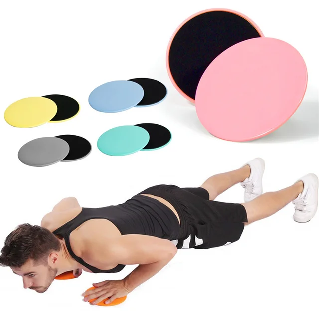2pcs Yoga Gliding Discs Slider Fitness Disc Exercise Sliding Plate
