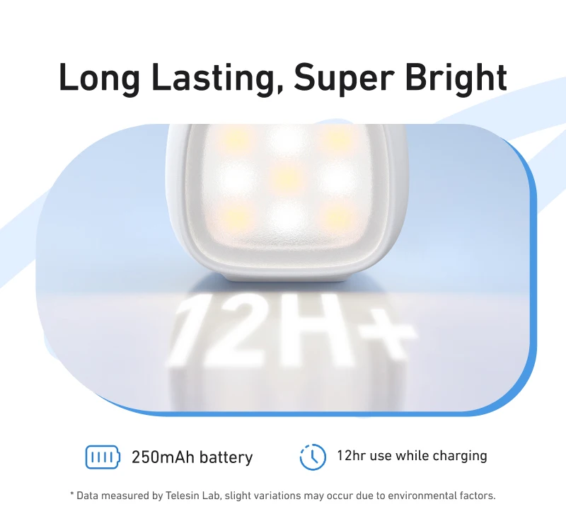 Magnetic Fill Light Mini Waterproof Quick Release Selfie Light For Pocket 3 Min