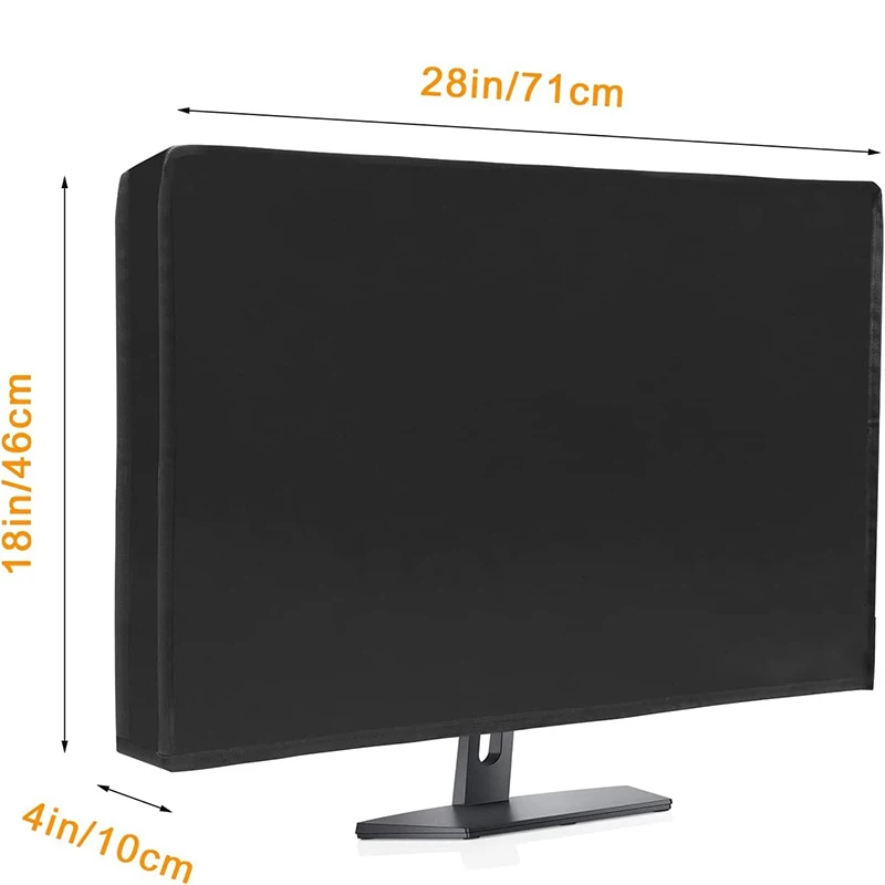 Description Picture 4 of item21/24/28Inch Desktop Computer Monitor Dust Cover Blue Lcd Screen Cover Waterproof Notebook Computer Pc Displays Protective Cover