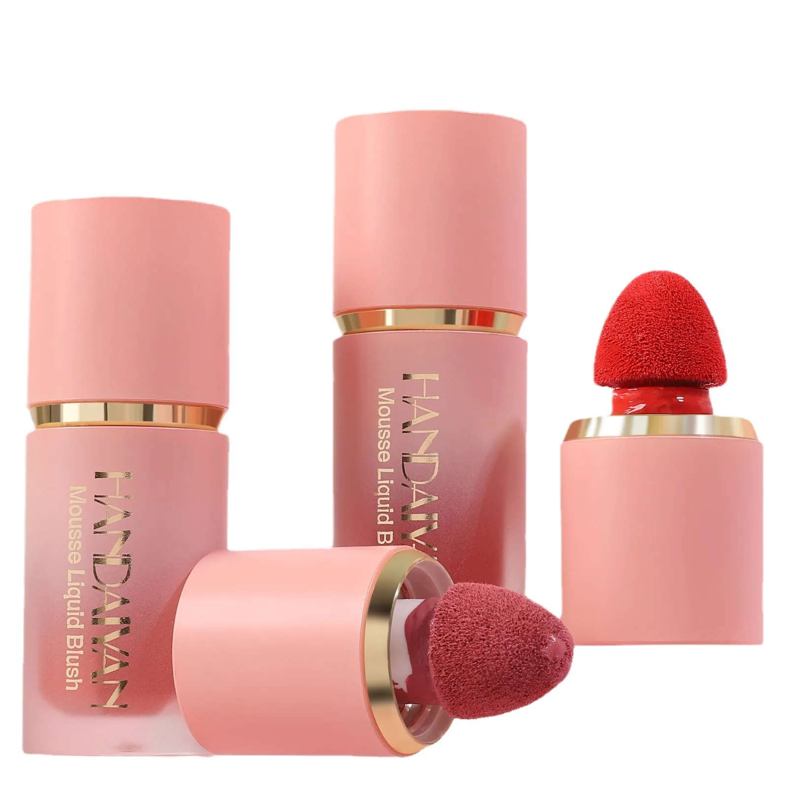 HANDAIYAN 6 Colors liquid matte blush highlighter contouring stick special contouring multi-functional makeup cosmetic blusher blush stick contouring stick liquid blush facial blusher