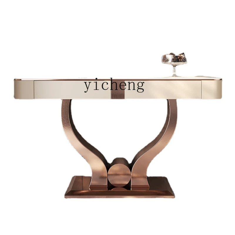 

Zc Aisle Curio Cabinet Side View Cabinet Entry Door Console Tables Simple Modern Console Storage Rack