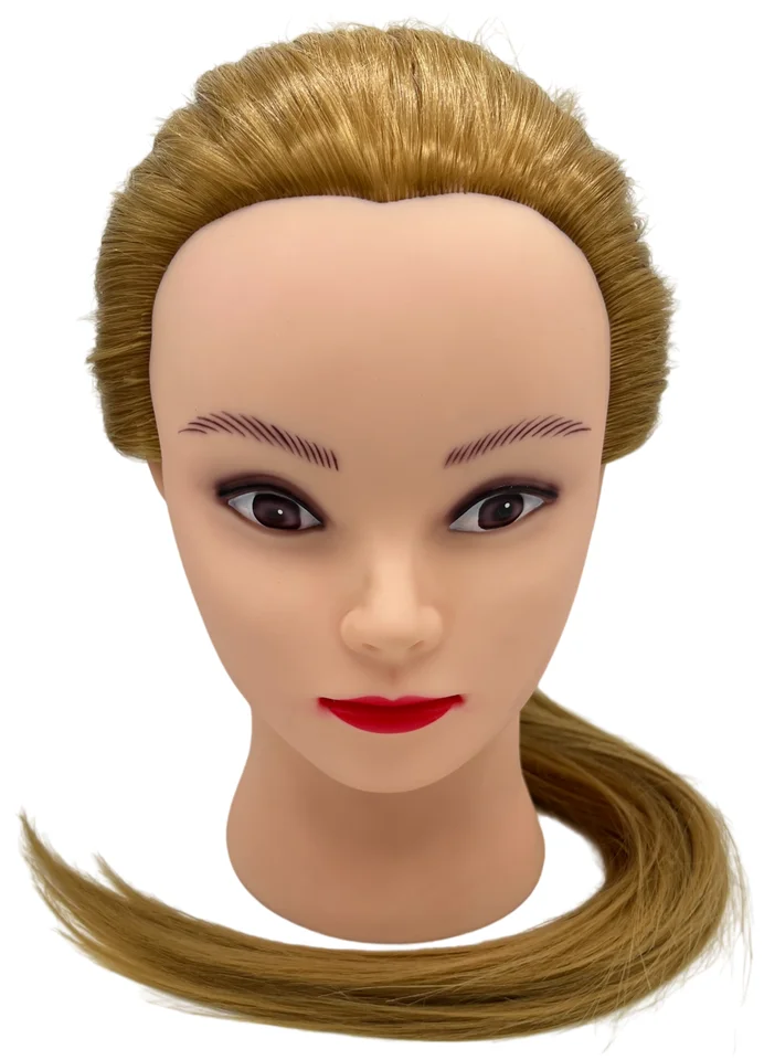 75 センチメートルストレートヘア理髪合成トレーニングマネキンヘッド
