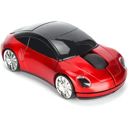Wireless Fashion Car Shaped 2.4Ghz Optical Mouse (Black)