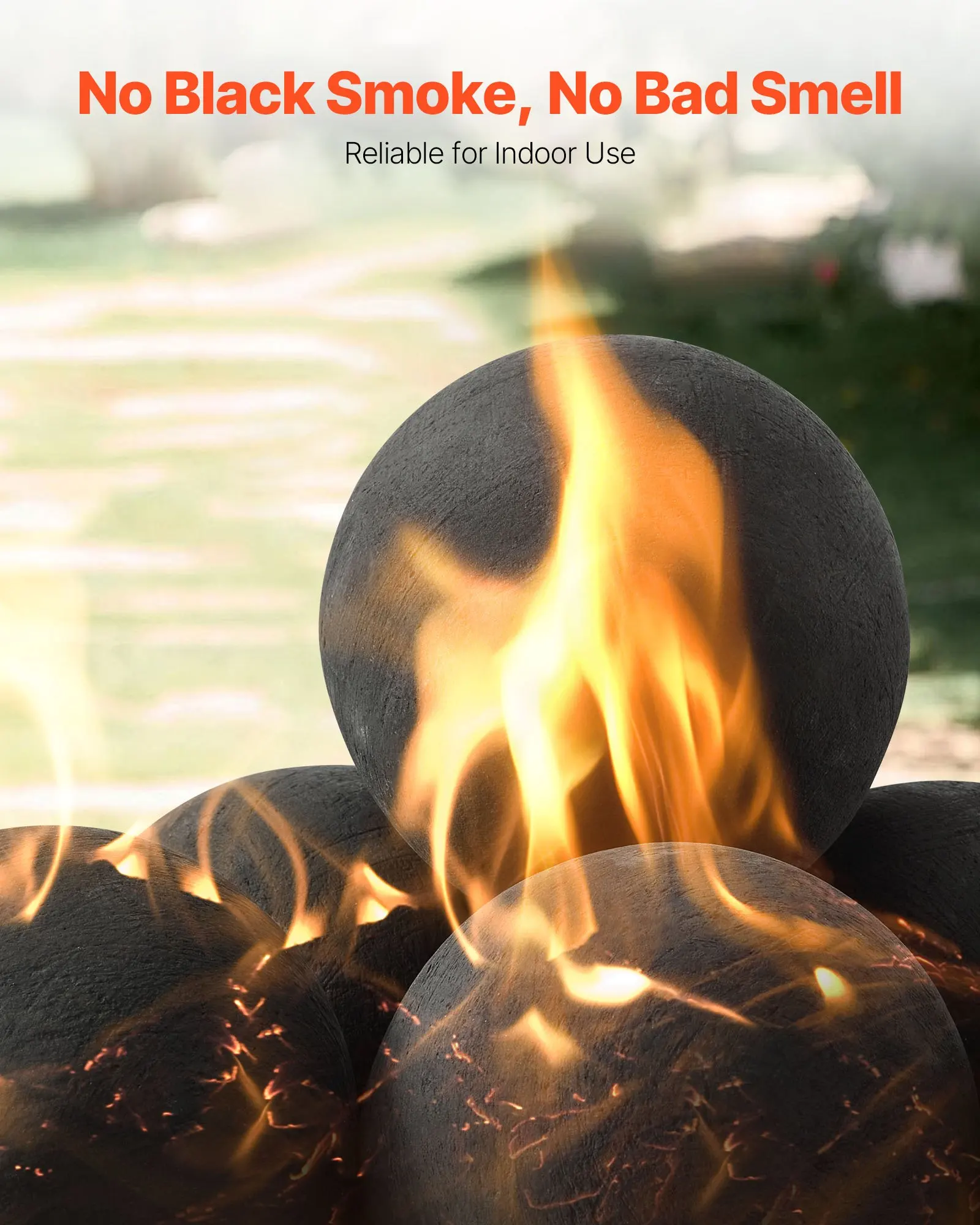 5 Inch 6 Pcs Ceramic Fire Balls 2
