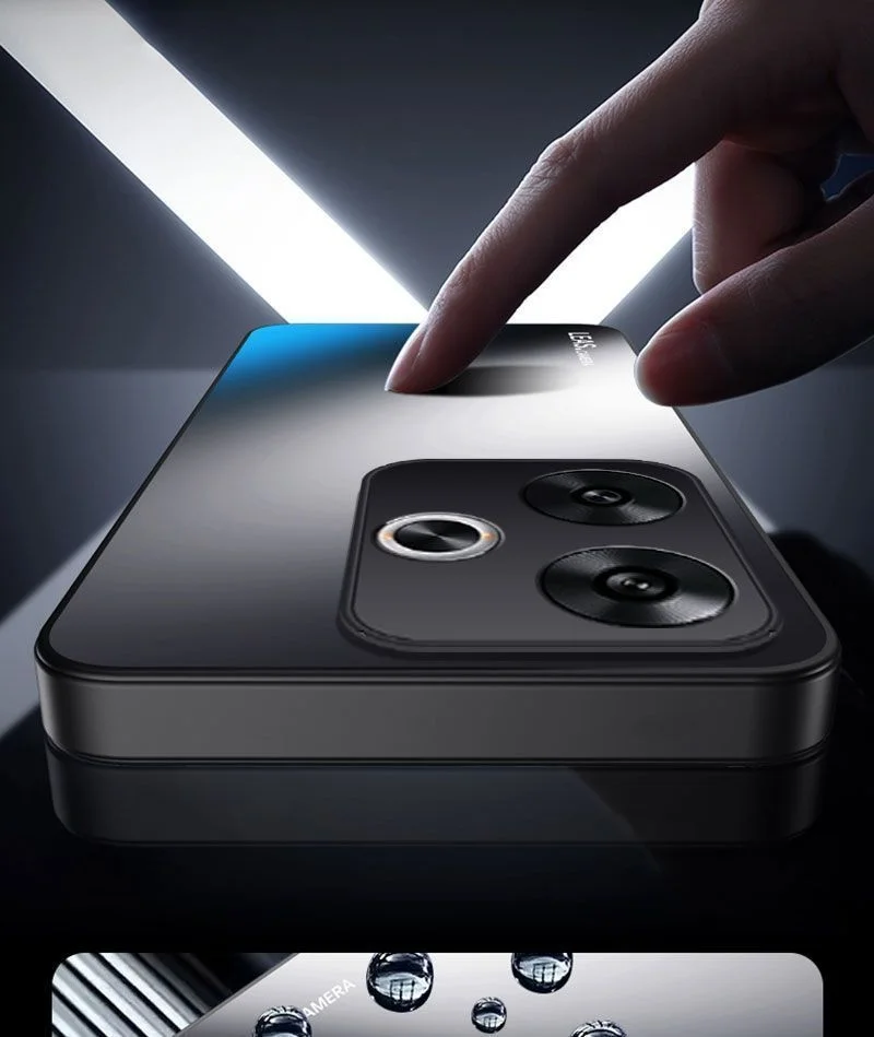 Matte Magnetic Protective Back Cover with Ring Stand
