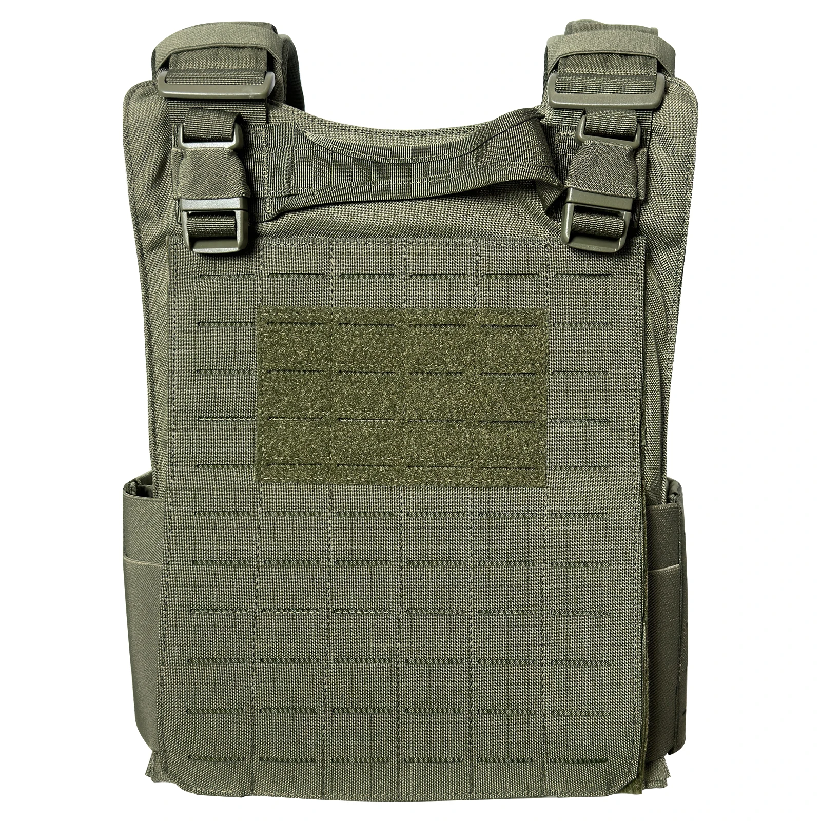 1000d Nylon taktische Weste Anzug Lasers ch neiden modulare Schnell verschluss weste mit dreifacher Tasche verschleiß fest kratz fest – Detail 12