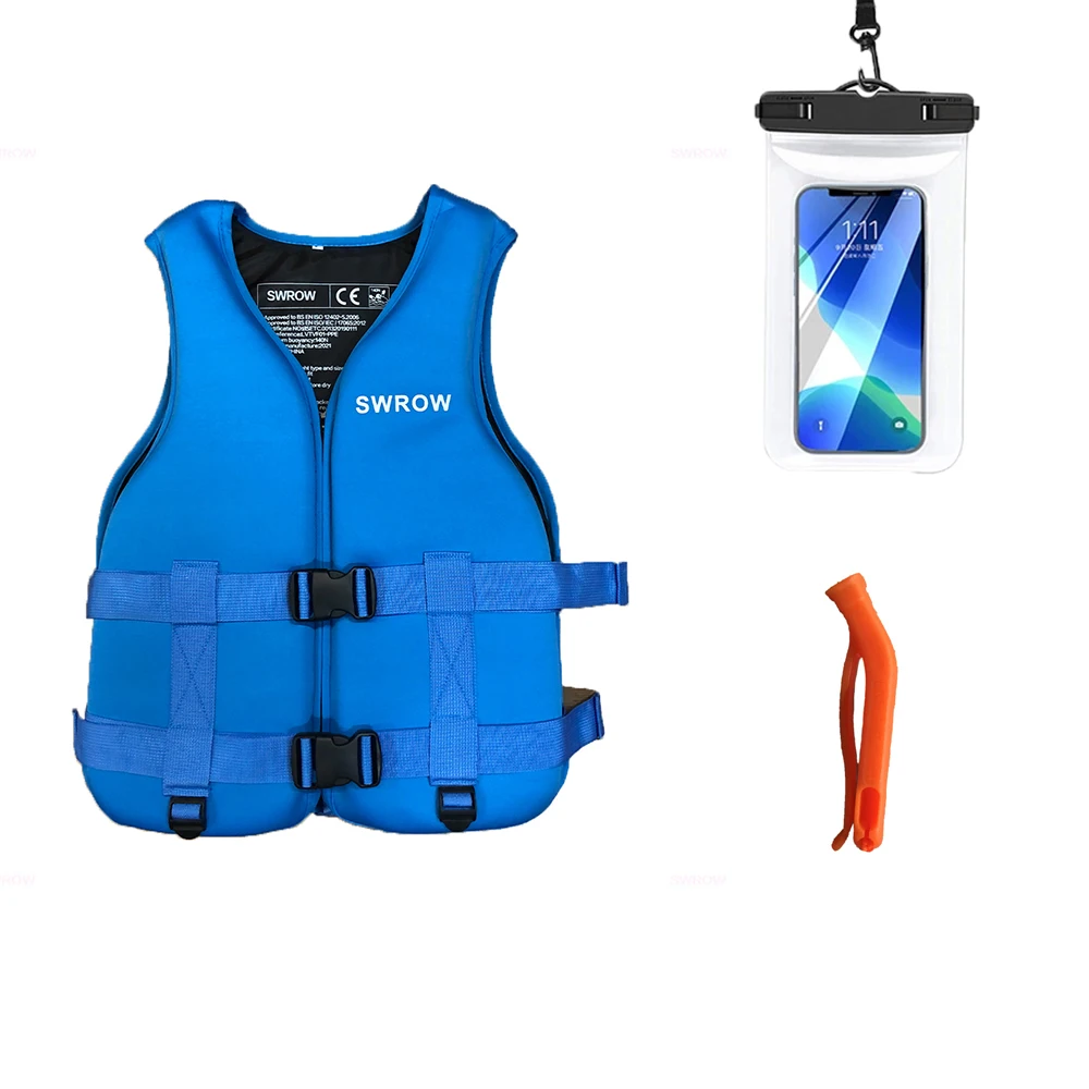 Life Jacket Kayak Adults Vest Surf Motorboats Jet Ski Fishing Vest Wakeboard Raft Rescue Boat Drifting Life Safety Vest Swimming