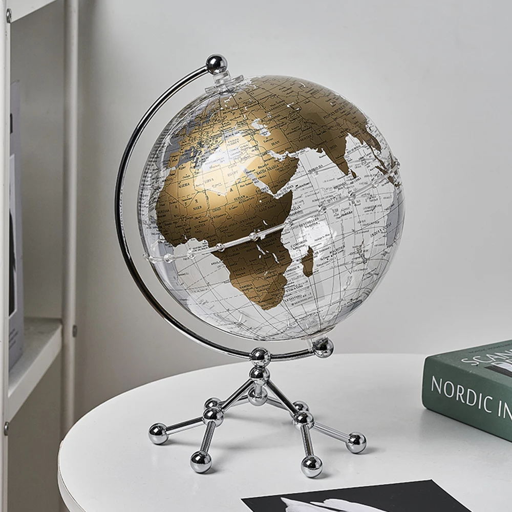 Nordic Home Decor Transparent Large World Globe Plastic Globe Living Room  Table Decoration Office Desk Decoration Accessories - AliExpress