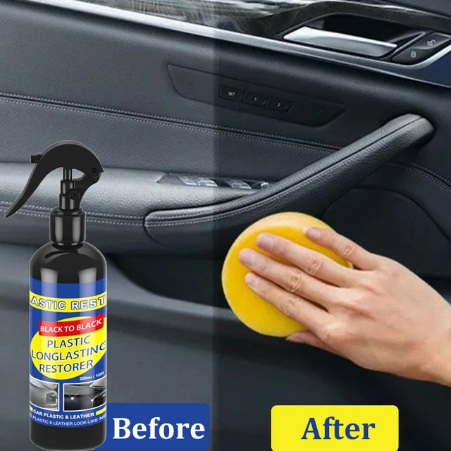 Auto Plastic Restorer Back To Black Gloss Car Cleaning Products Auto Polish  And Repair Coating Renovator For Car Detailing - AliExpress