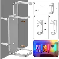 Wall-Mounted Sword Stand Practical Bracket Laser Sword Display Holder Sturdy Acrylic Lightsaber Hanging Rack Home Decoration 1