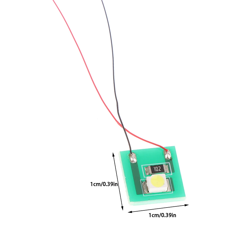 사전 유선 웜 화이트 SMD 3528 LED 램프 조명 세트, 모델 철도 기차용, 12V  18V, 1 세트 = 5 개, 신제품