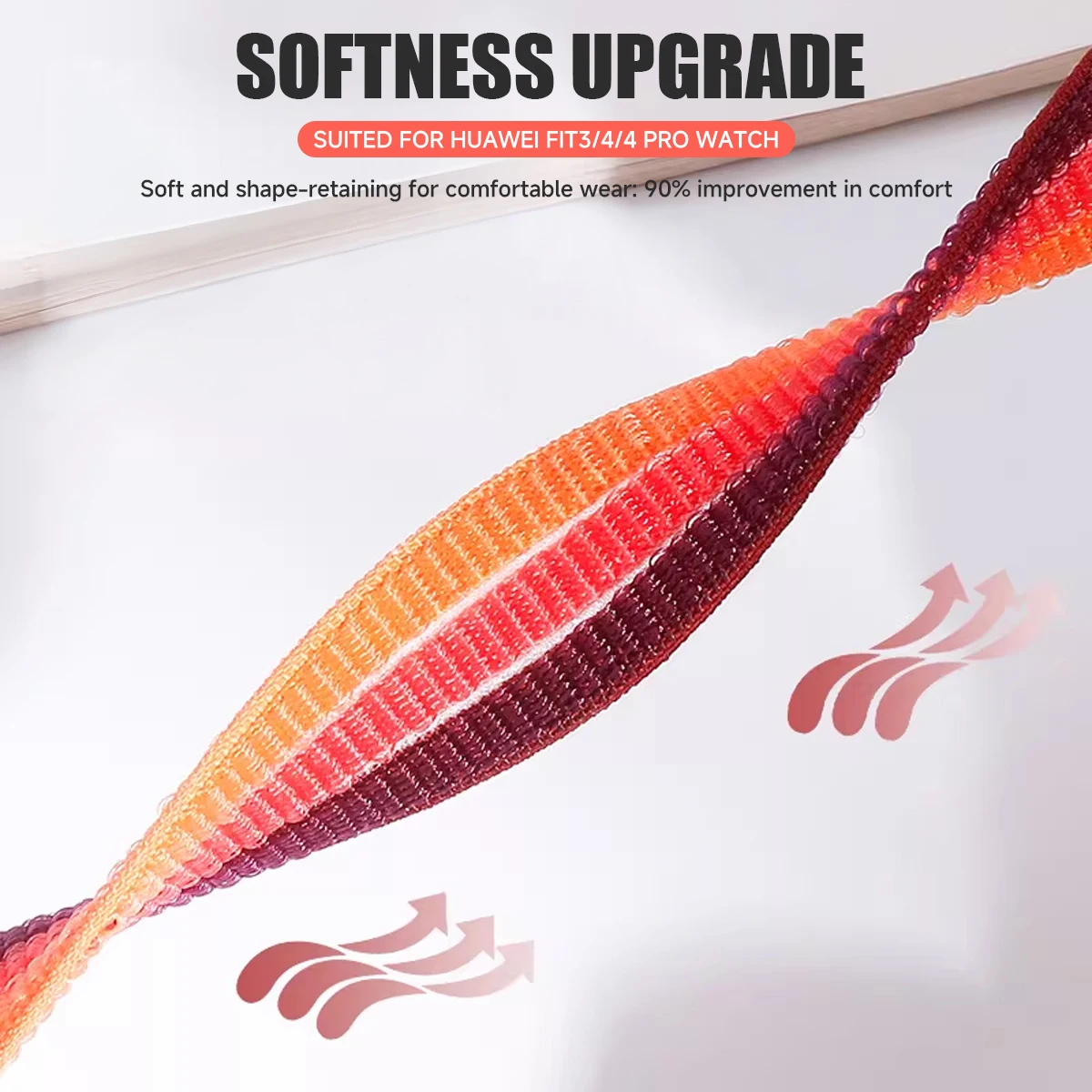 Field Nylon Loop Strap - Woven Sports Smartwatch Wristband Bracelet