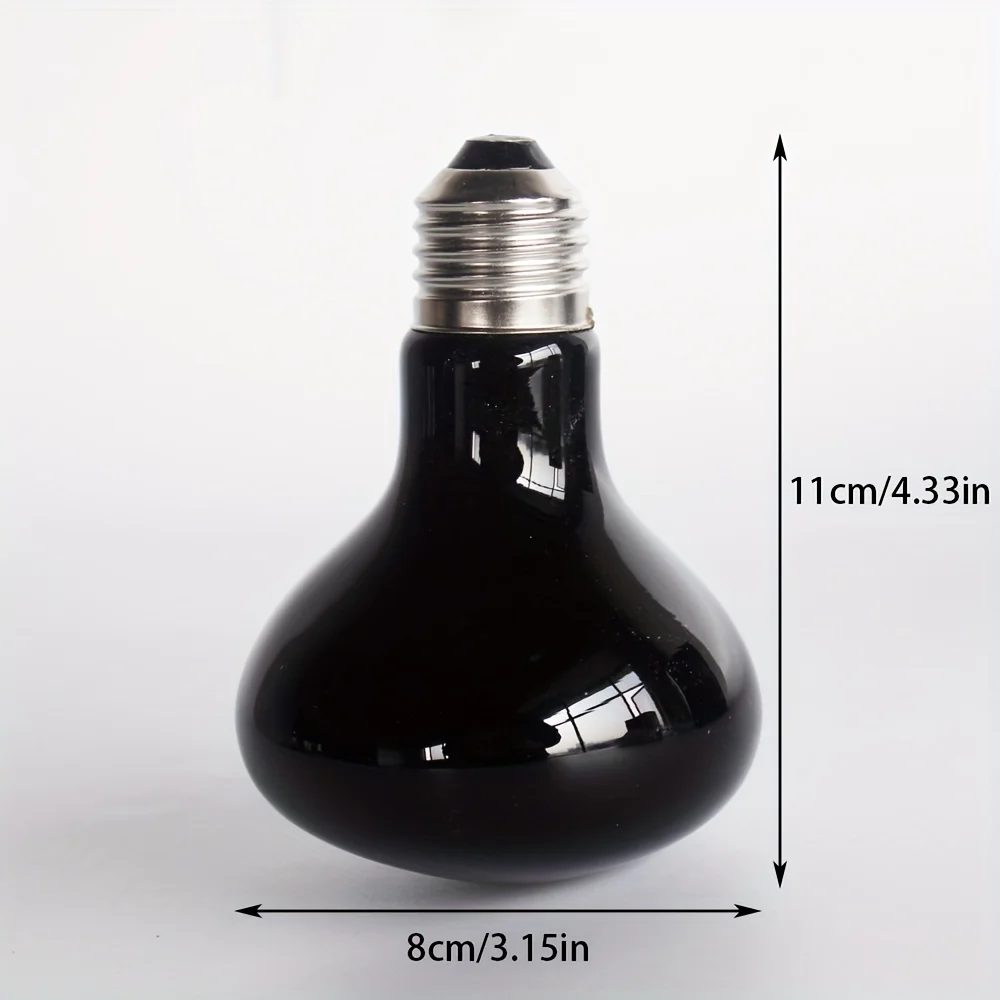 1 Reptile Night Light with UVA, a Non-stinging Heat Lamp That Warms the Habitats of Bearded Dragons, Turtles, Snakes and More!