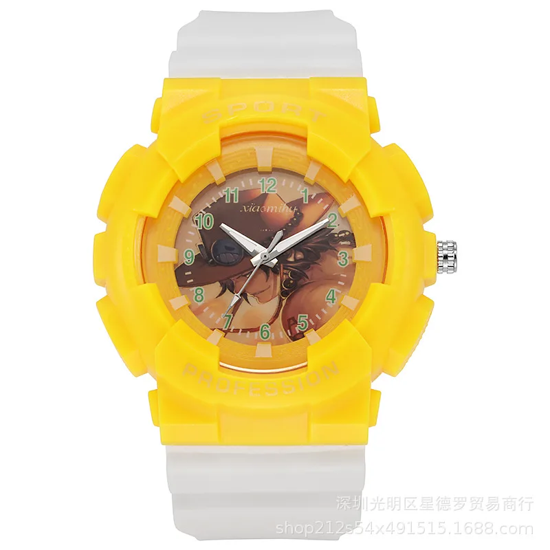 One Piece Kids Waterproof Watch – Luffy Anime Quartz Sports Gift