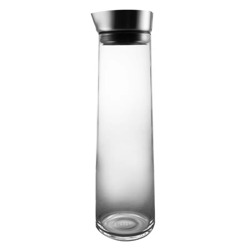 1000ml 1L glass water carafe fridge water pitcher bottle dispenser