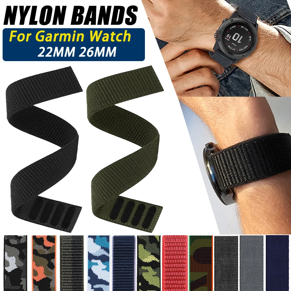 Ultra-Slim Feather-Light Nylon Loop Strap, QuickFit Design (22mm & 26mm)