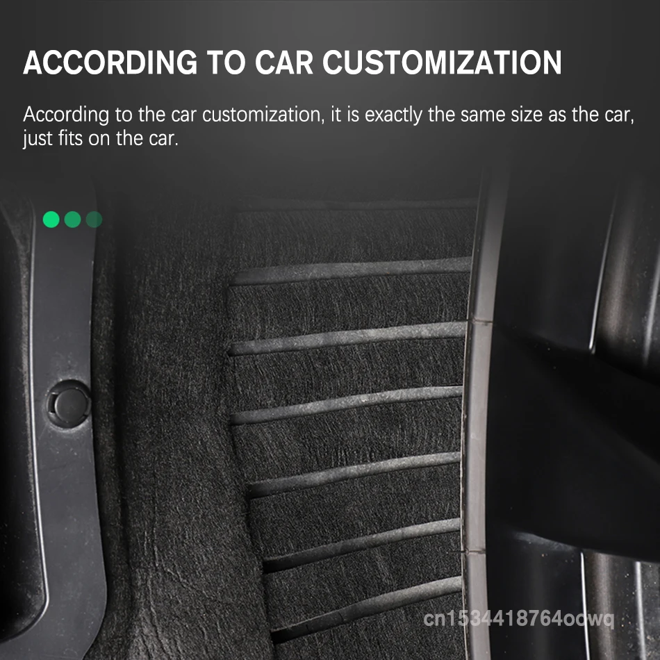 Car Front Wheel Sound Deadening Mat for Tesla Model 3 Y