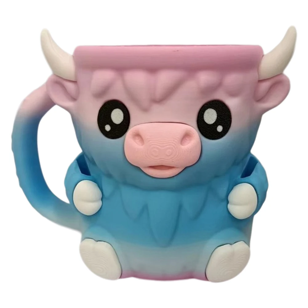 Highland Cow Eisbecherhalter - Niedlicher Kühlschutz Für Eiscreme