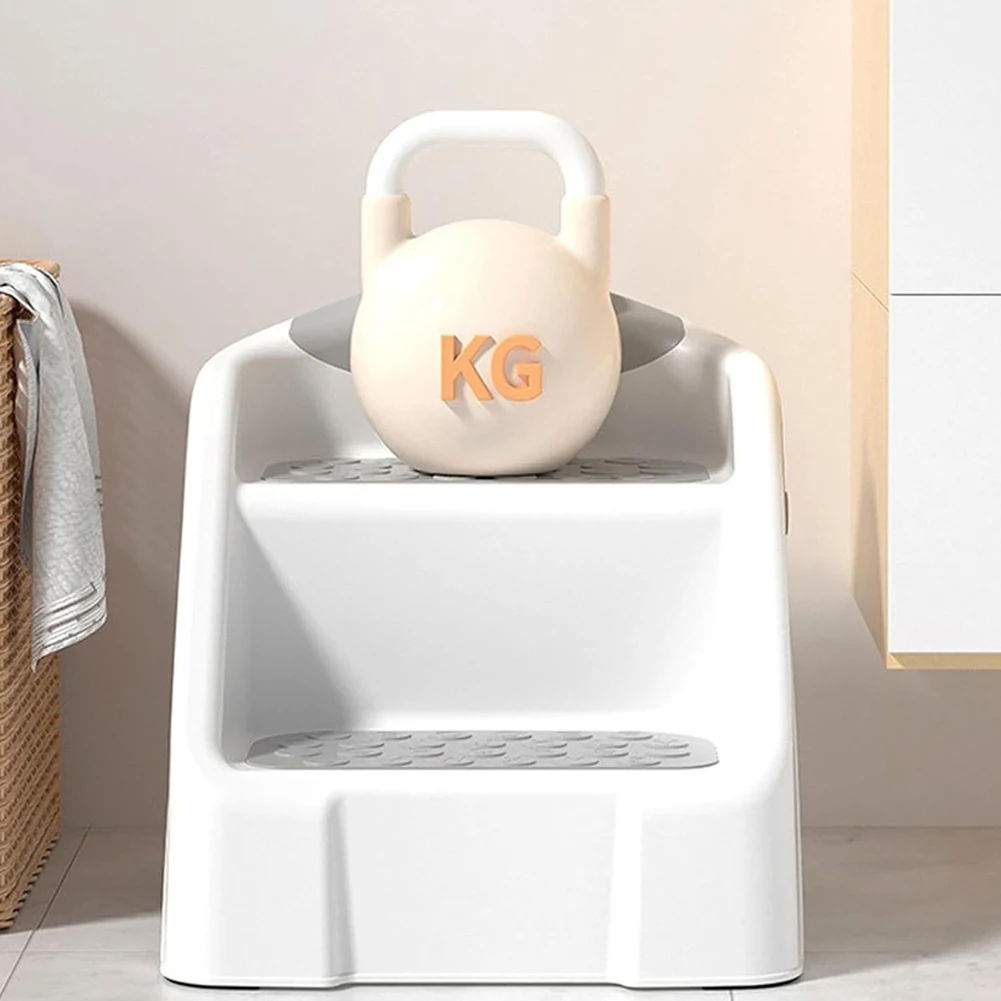 2 Step Stool for Kids Anti-Slip Children Double Step Stool Foldable For Potty Training Bathroom and Kitchen