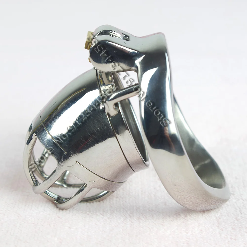 

Chastity Device Stainless Steel Cock Cage Metal Male Chastity Belt Penis Ring Bondage Sex Toys Intimate Goods for Men