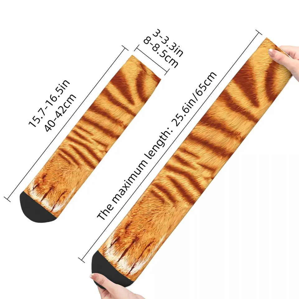 Lustige Männer Socken Ingwer Katze Pfote Vintage Harajuku Tier Pfoten Hip  Hop Neuheit Muster Crew verrückte Socke Geschenk gedruckt - AliExpress, image size:960x960