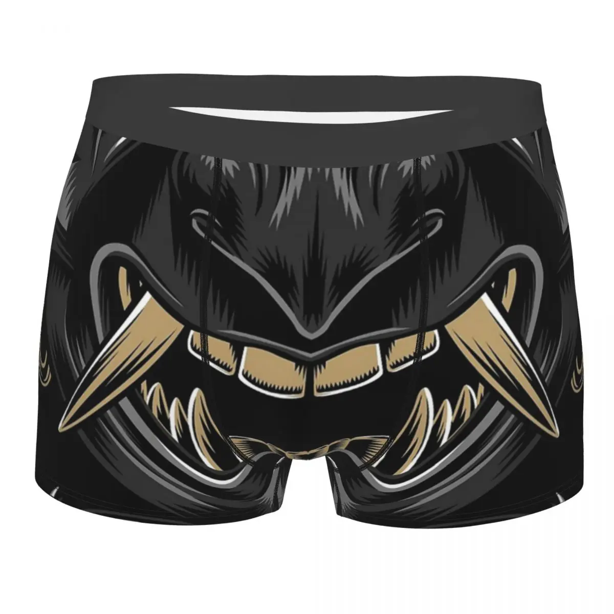 

Humor Boxer Shorts Panties Briefs Men Oni Japan Samurai Demon Underwear Soft Underpants for Male S-XXL