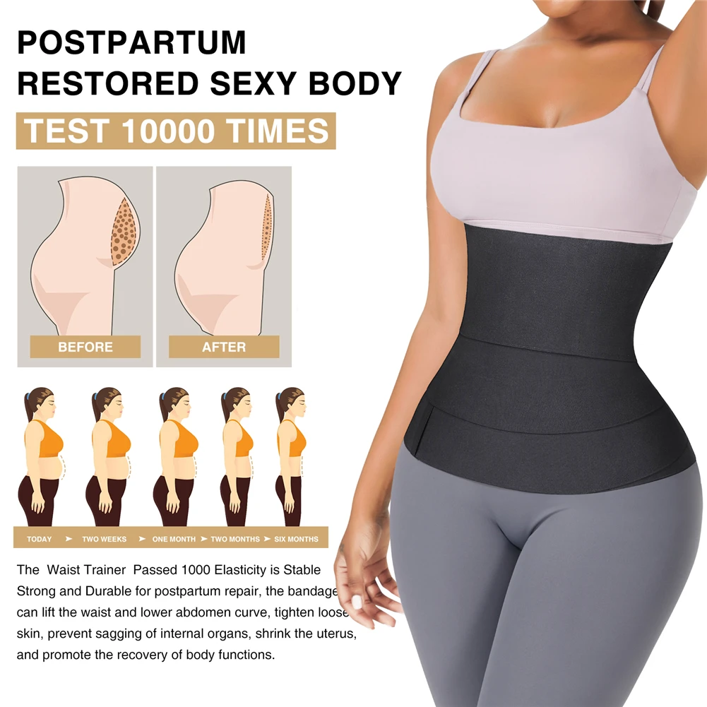 Buy Flat Stomach Wrap, Waist Sweatband