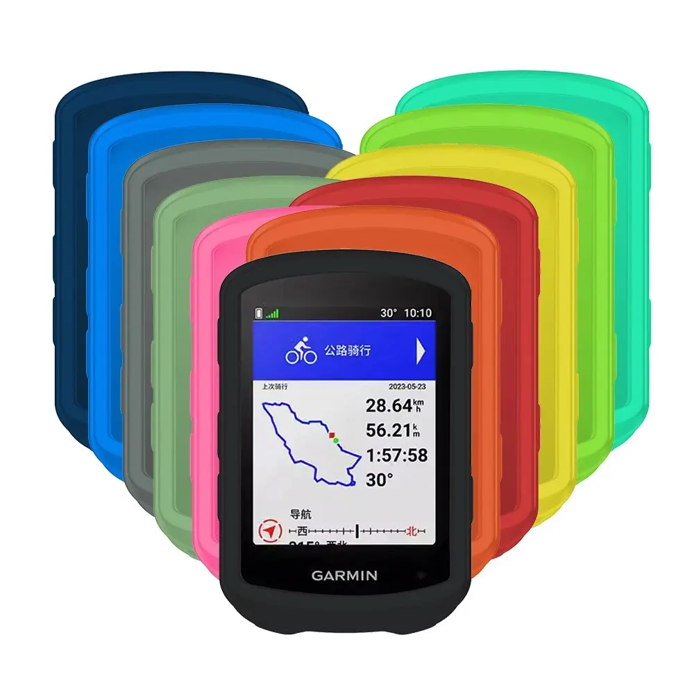 Garmin Edge GPS Bike Computer Silicone Protective Case with HD Film