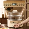 Electric Steamer Cooker Multifunctional Household Large Capacity Three-layer Electric Food Steamer 3