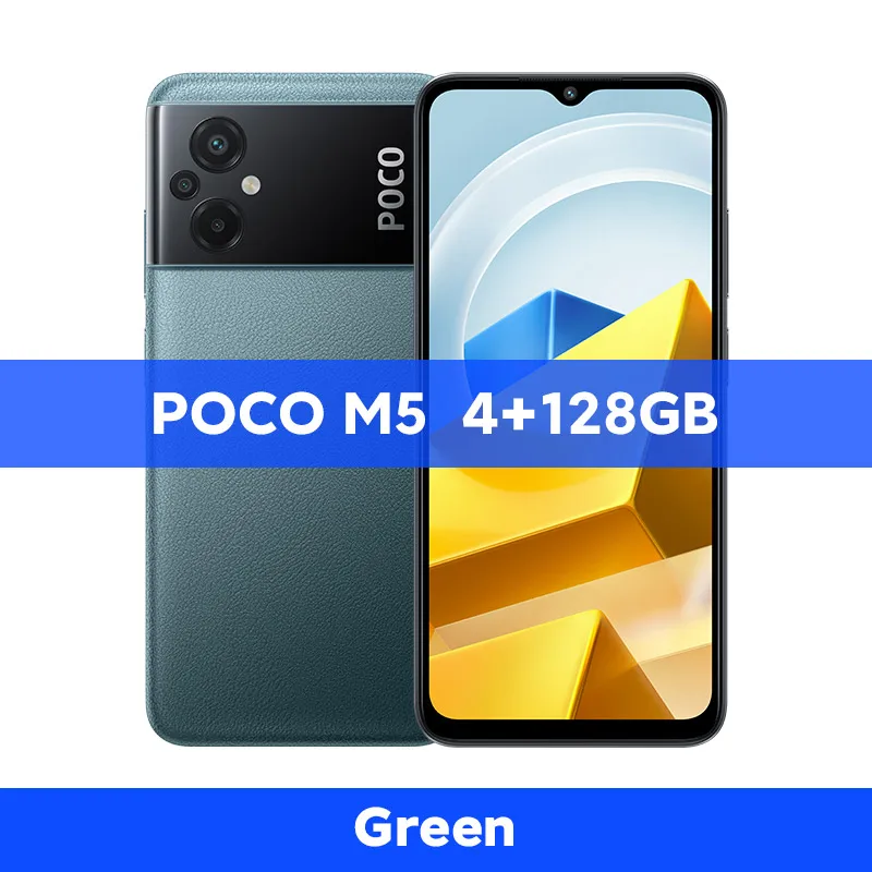 World Premiere】POCO M5 Global Version 64GB/128GB NFC MTK G99 Octa