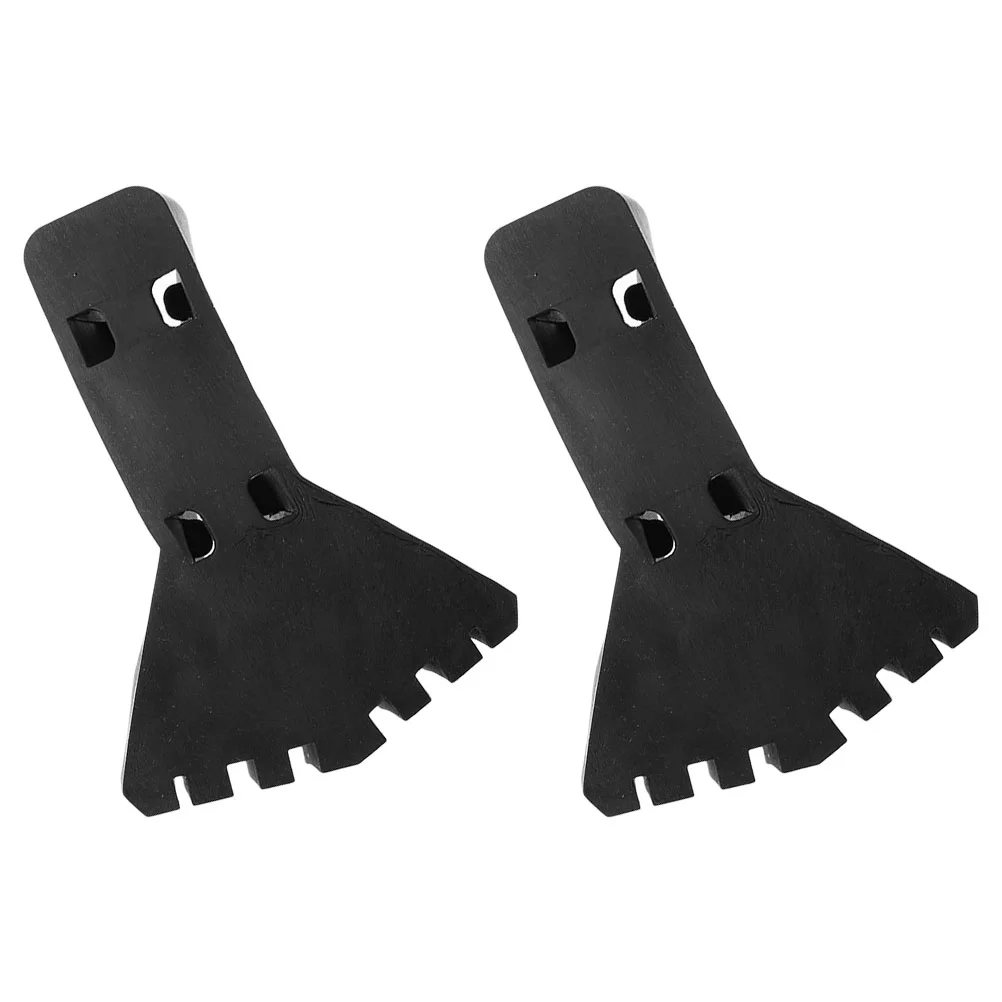 

2 Pcs Ladder Foot Cover Retractable Stairs Pads Boots Non-slip Rubber Tips Shoe Replacement Feet Covers